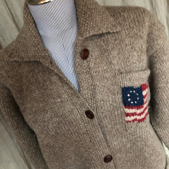 Ralph Lauren Colorful Horse Motif Cardigan - Picture 5 of 6